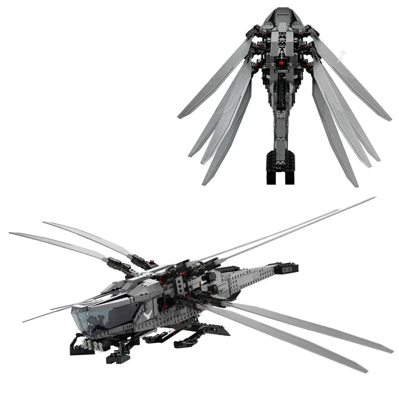 NNEOBA Dune Atreides Ornithopter Building Kit – 1369-Piece Model Set (Compatible with Major Brands